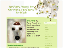 Tablet Screenshot of furryfriendspetgroominganddogwash.com
